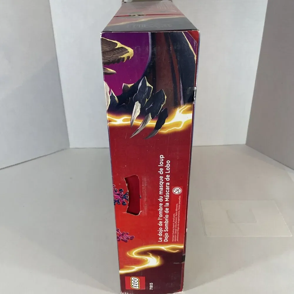LEGO NINJAGO 71813 Wolf Mask Shadow Dojo Open Box All Bags Factory Sealed